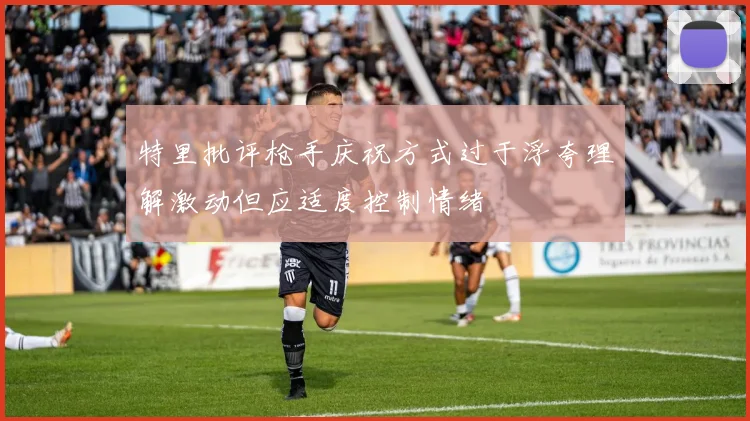 特里批评枪手庆祝方式过于浮夸理解激动但应适度控制情绪